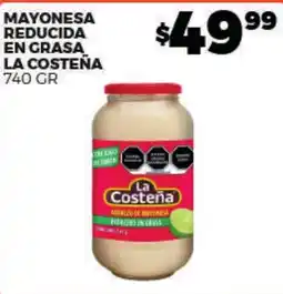 Merco La Costeña mayonesa reducida en grasa oferta