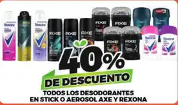 Merco axe y rexona oferta