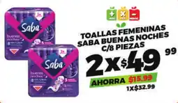 Merco Saba toallas femeninas buenas noches oferta