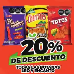 Merco leo y encanto todas las botanas oferta