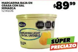 Merco Mimarca margarina baja en grasa con sal oferta