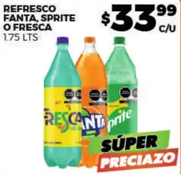 Merco Fresca, Fanta, Sprite oferta