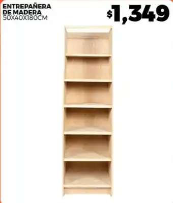 Entrepañera de madera