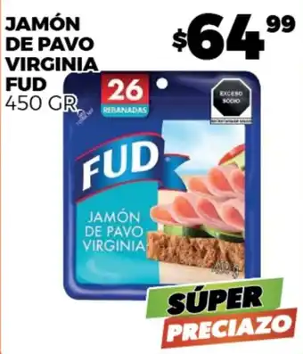 Fud jamón de pavo virginia