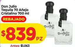HEB Don Julio Tequila 70 Añejo Cristalino oferta
