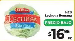 HEB Heb - lechuga romana oferta