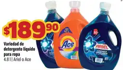 Smart & Final Ariel o Ace oferta