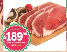 Super Gutiérrez top sirloin de res oferta