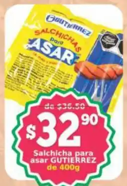 Super Gutiérrez Gutierrez salchicha para asar oferta