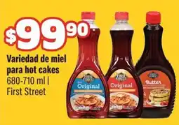 Smart & Final First Street variedad de miel para hot cakes oferta