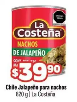 Smart & Final La Costeña nachos de jalapeño oferta