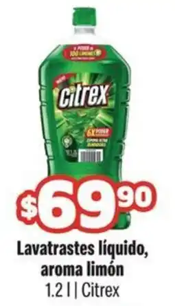 Smart & Final Citrex lavatrastes liquido aroma limón oferta