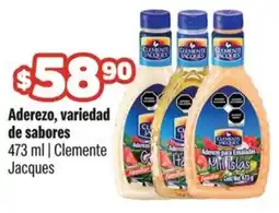 Smart & Final Clemente Jacques Aderezo, variedad de sabores oferta