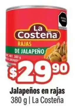 Smart & Final La Costeña jalapeños en rajas oferta