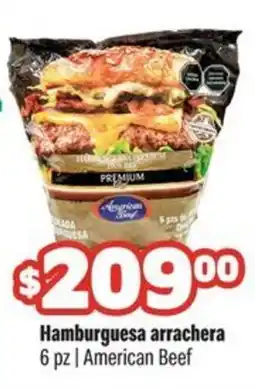 Smart & Final American Beef Hamburguesa arrachera oferta