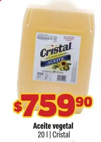 Smart & Final Cristal Aceite vegetal oferta