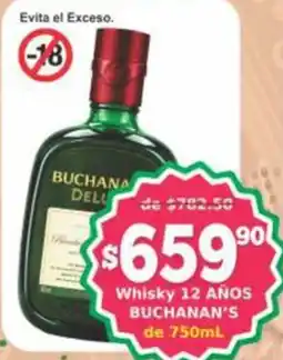 Super Gutiérrez Buchanan's Whisky 12 Años oferta