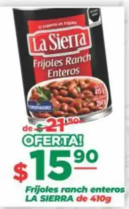 Super Gutiérrez La Sierra Frijoles ranch enteros oferta