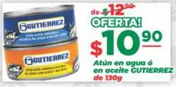 Super Gutiérrez Atún en agua ó en aceite GUTIERREZ oferta
