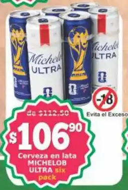 Super Gutiérrez Michelob Ultra six pack oferta