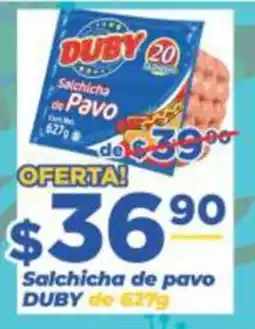 Super Gutiérrez DUBY salchicha de pavo oferta
