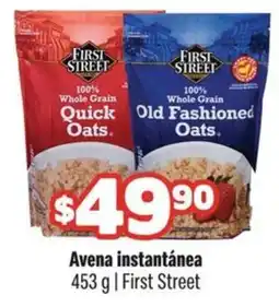 Smart & Final First Street Avena instantánea oferta