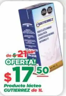 Super Gutiérrez Producto lácteo GUTIERREZ oferta