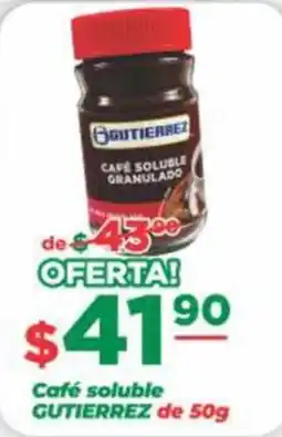 Super Gutiérrez Café soluble GUTIERREZ oferta