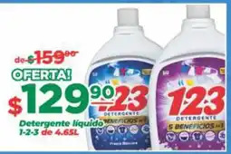 Super Gutiérrez 1-2-3 Detergente líquido oferta