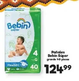 S-Mart Bebin super Pañales Bebin Súper grande oferta