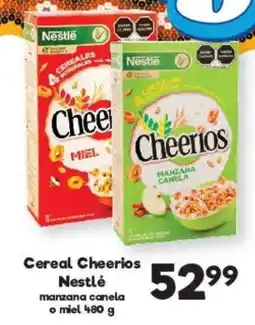 S-Mart Cereal Cheerios Nestlé manzana canela o miel oferta