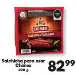 S-Mart Chimex salchicha para asar oferta