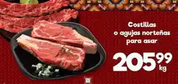S-Mart Costillas o agujas norteñas para asar oferta