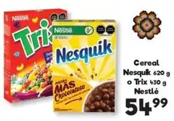 S-Mart Nestlé Cereal Nesquik o Trix oferta