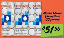 Soriana Mercado Precissimo Huevo blanco oferta
