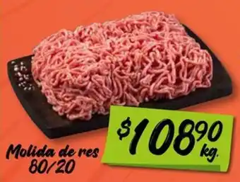 Molida de res 80/20