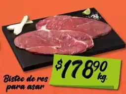 Soriana Mercado Bistec de res para asar oferta
