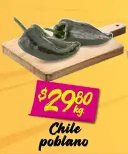 Soriana Mercado Chile poblano oferta