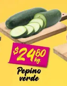 Soriana Mercado Pepino verde oferta