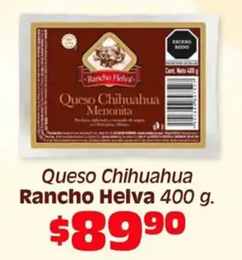 Soriana Híper Rancho Helva Queso Chihuahua Menonita oferta
