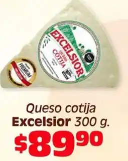 Soriana Híper Excelsior Queso cotija oferta