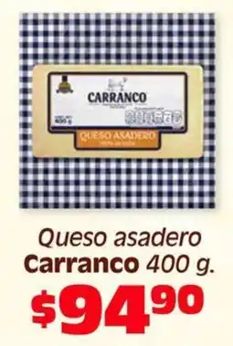 Soriana Híper Carranco Queso asadero oferta