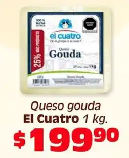 Soriana Híper el cuatro Queso gouda oferta