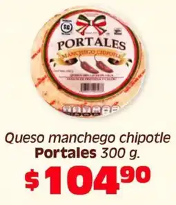 Soriana Híper Portales queso manchego chipotle oferta