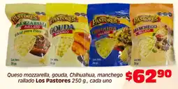 Soriana Híper Los Pastores queso mozzarella, gouda, Chihuahua, manchego rallado oferta