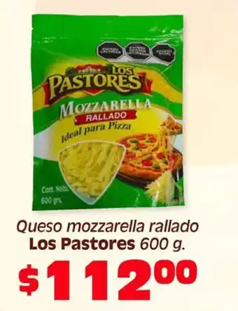 Los Pastores mozzarella rallado