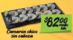 Soriana Mercado Camarón chico sin cabeza oferta