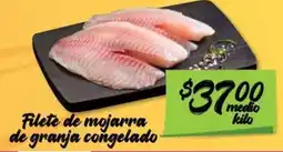 Soriana Mercado Filete de mojarra de granja congelado oferta