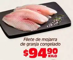 Soriana Híper Filete de mojarra de granja congelado oferta