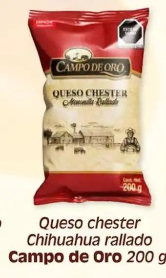 Campo de Oro queso chester chihuahua rallado